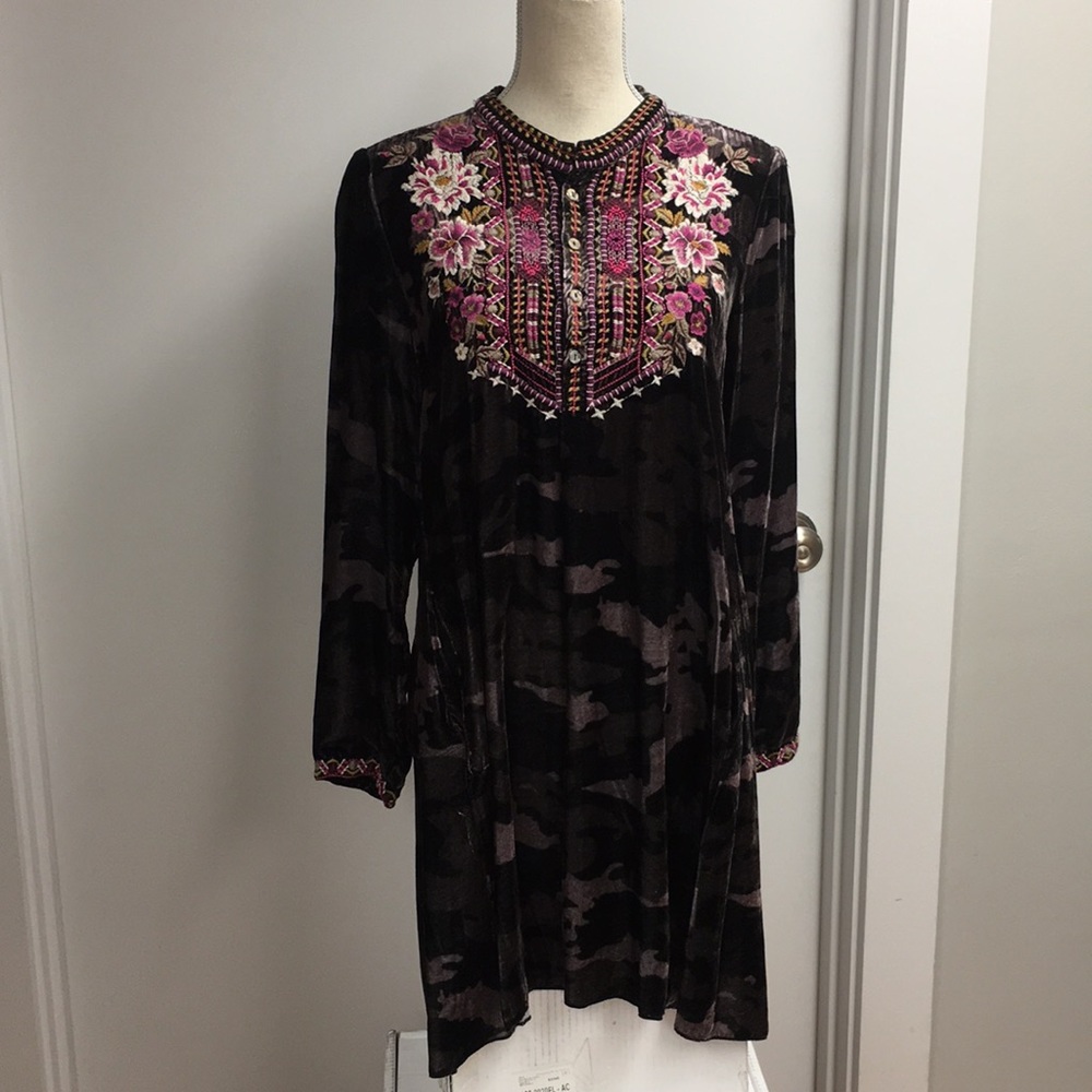 Johnny Was Valmere Henley Tunic Dress (K,L)